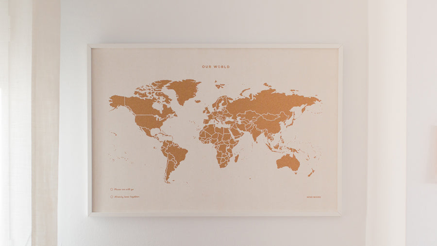 mapa del mundo special edition decoracion nordica