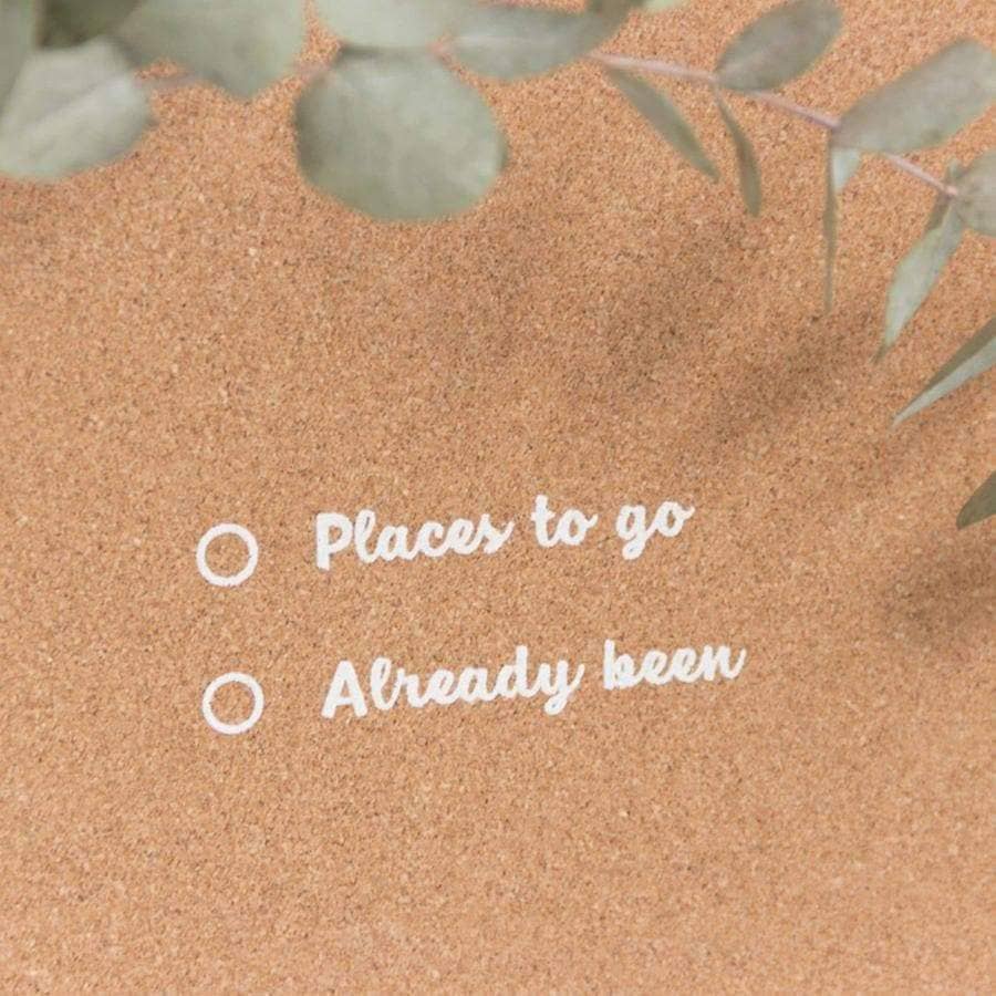 Mapamundi corcho - Woody Map Natural World - Misswood