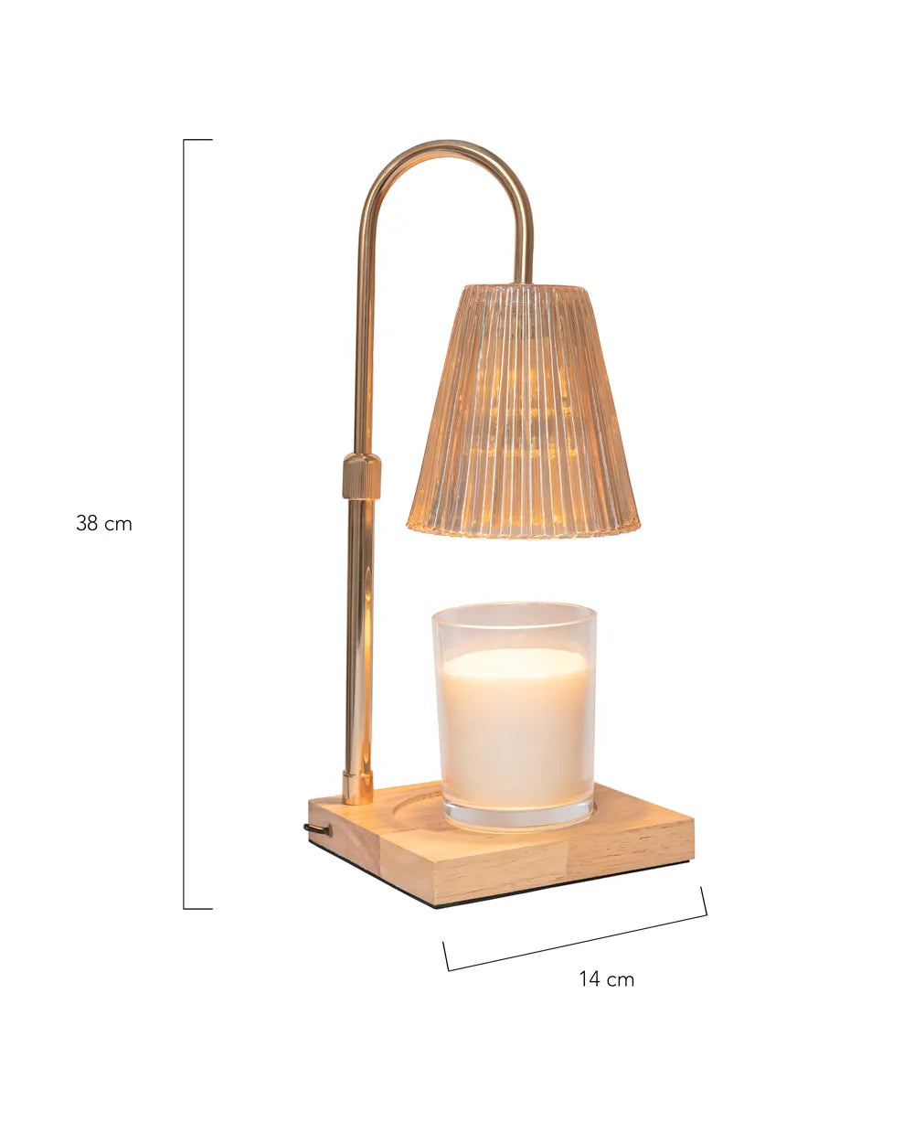 Lampara para velas - Cristal----Misswood