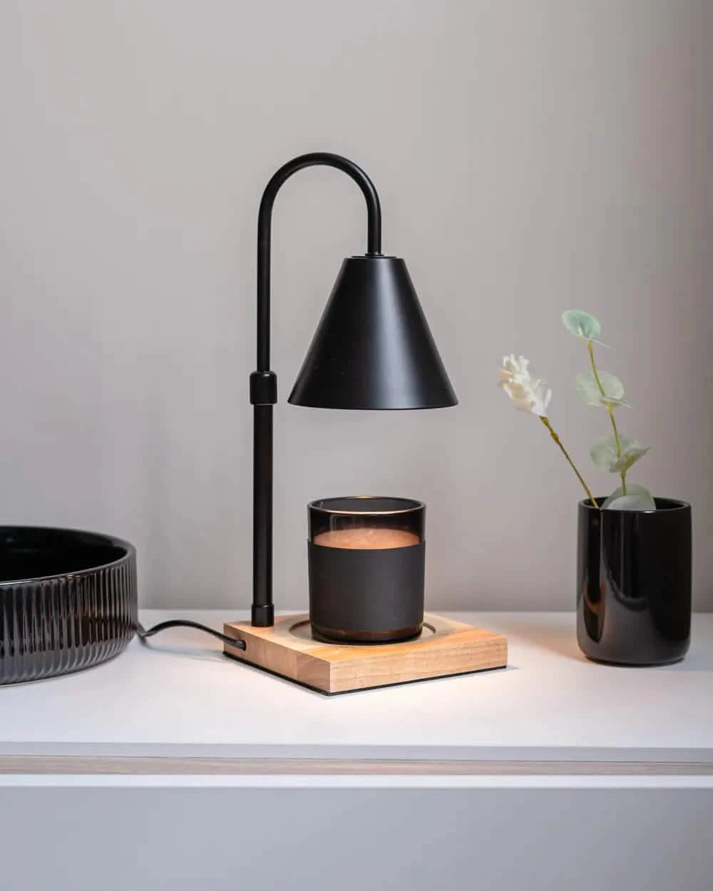 Lampara para velas - Negro----Misswood