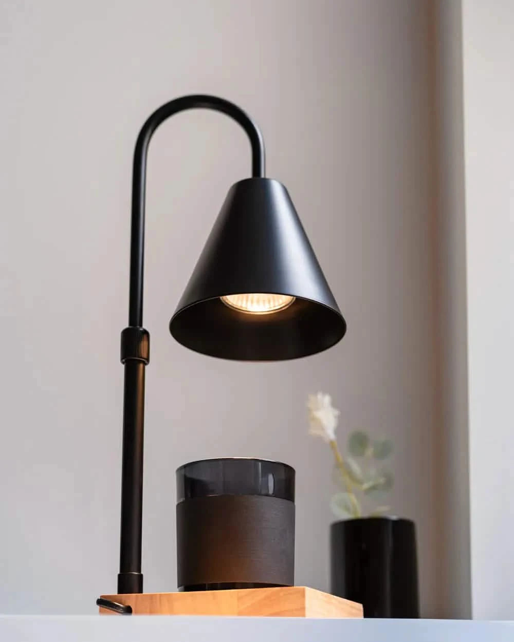 Lampara para velas - Negro----Misswood