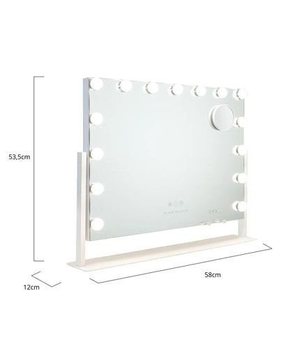 Espejo con Luz - Carga inalámbrica - Misswood