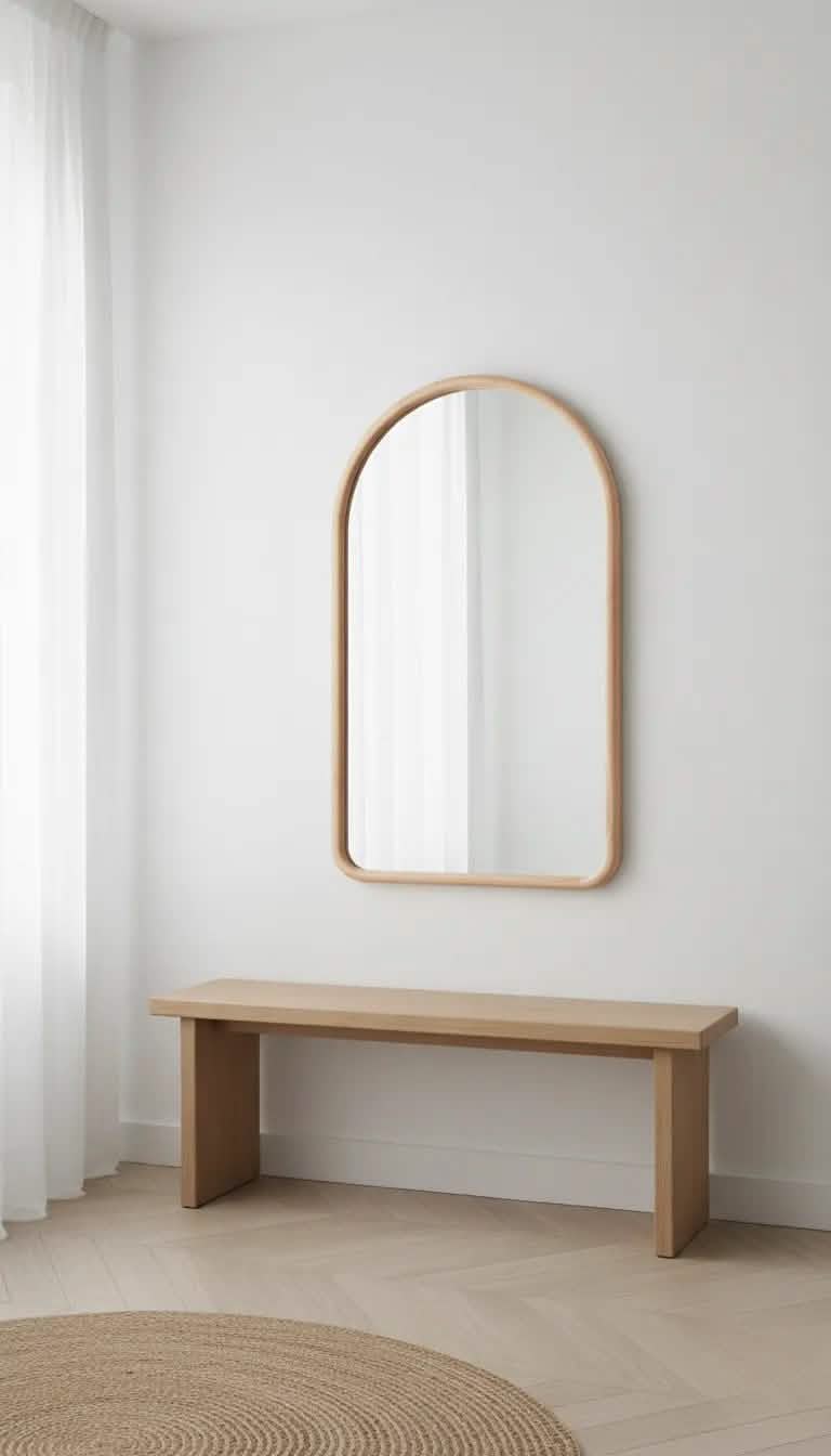 Espejo de madera - 100 cm x 60 cm - Misswood