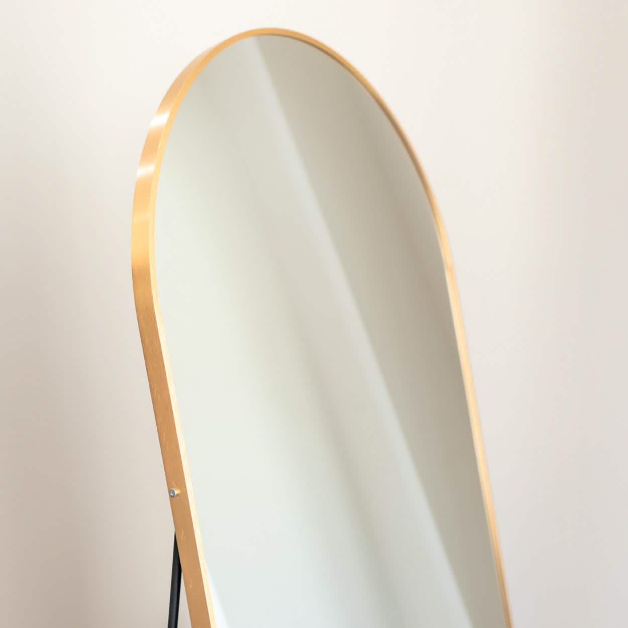 Espejo de Pared en Aluminio - Dorado - Misswood