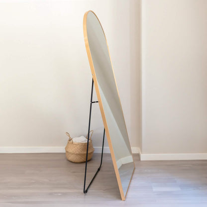 Espejo de Pared en Aluminio - Dorado - Misswood