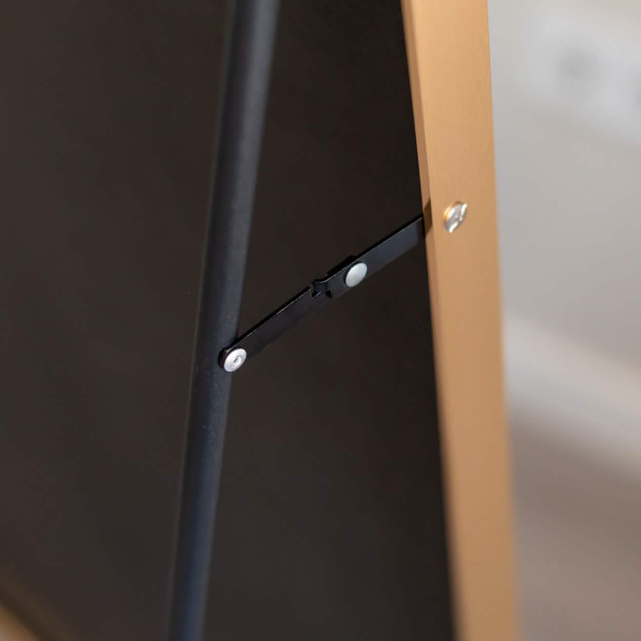 Espejo de Pared en Aluminio - Dorado - Misswood