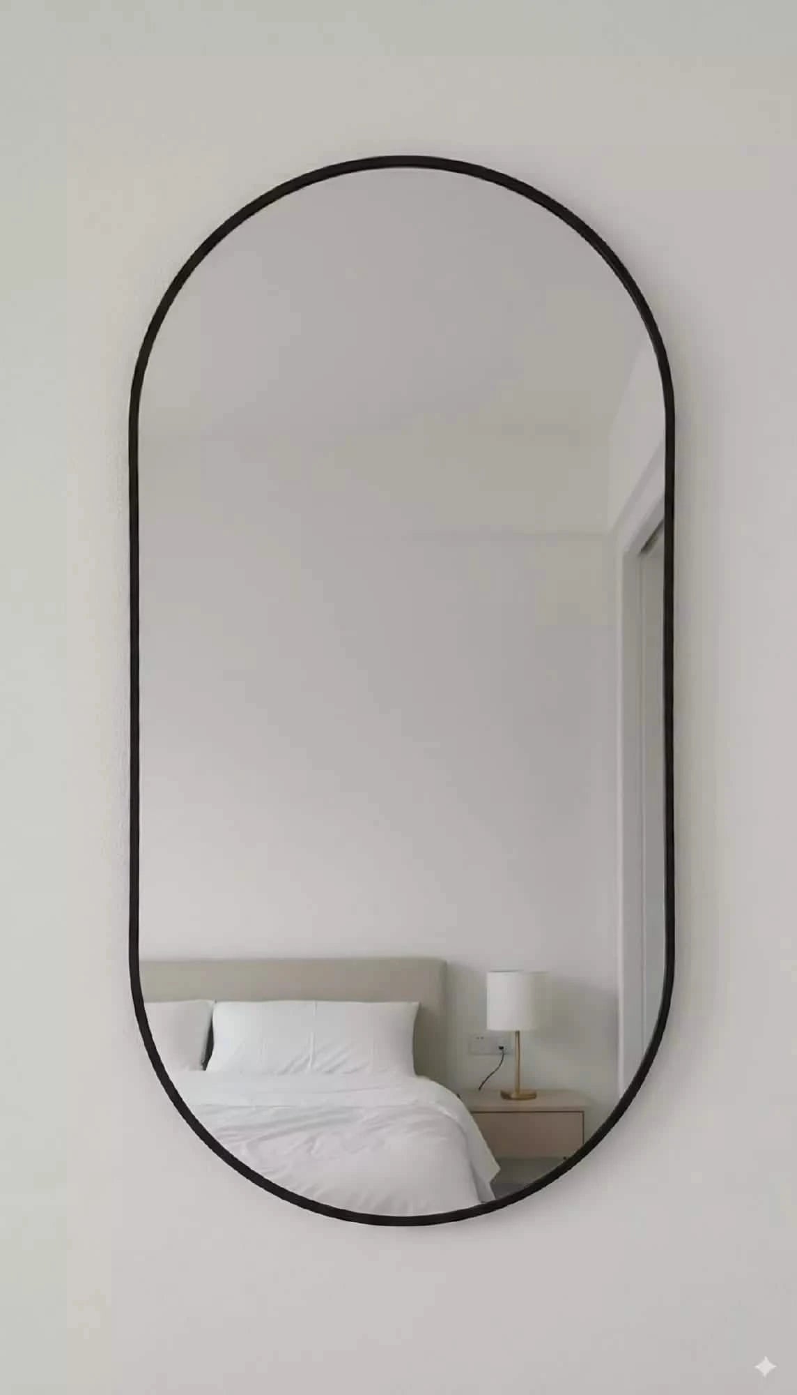 Espejo De Pared Ovalado----Misswood