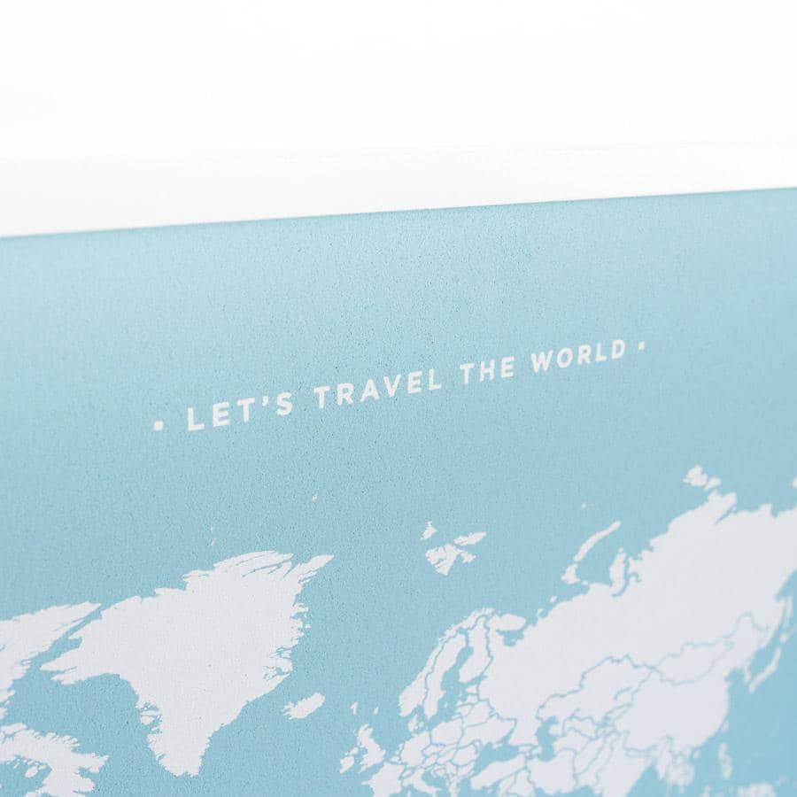 Mapa de corcho - Woody Map Colors Azul - Misswood