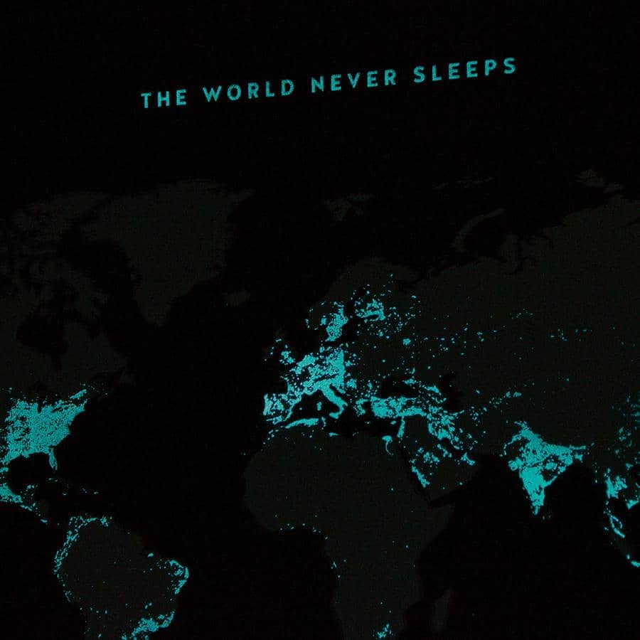 Mapa de corcho - Woody Map Fluor Edition - Misswood