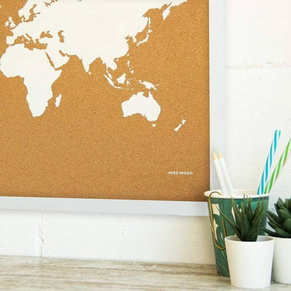 Mapa de corcho - Woody Map Fluor Edition - Misswood