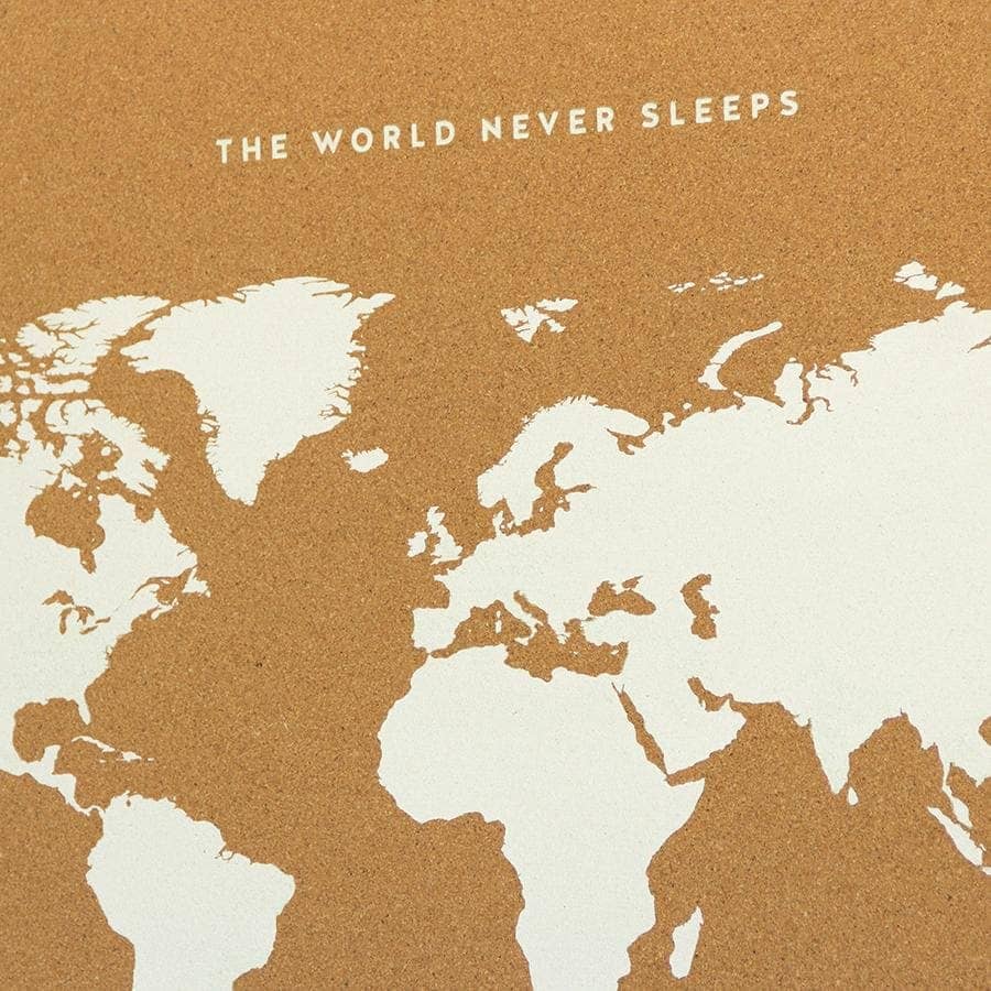 Mapa de corcho - Woody Map Fluor Edition - Misswood