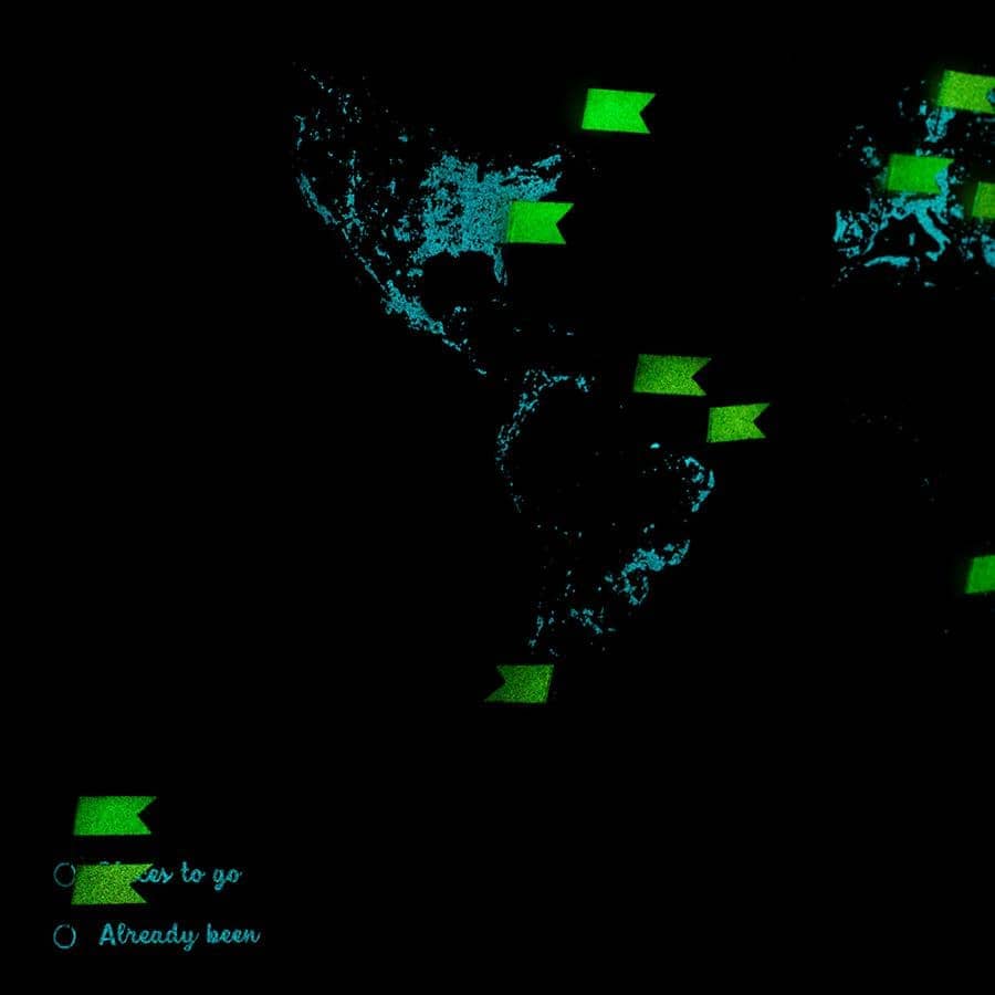 Mapa de corcho - Woody Map Fluor Edition - Misswood