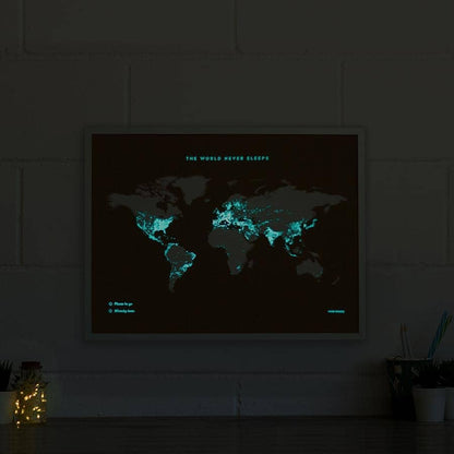 Mapa de corcho - Woody Map Fluor Edition - Misswood