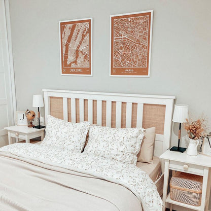 Mapa de corcho - Woody Map Natural Paris - Misswood