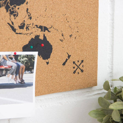 Mapa del mundo de corcho - Woody Map Natural Puzzle - Misswood