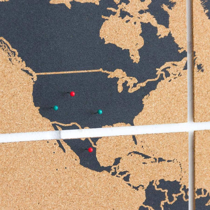 Mapa del mundo de corcho - Woody Map Natural Puzzle - Misswood