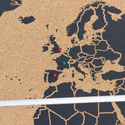 Mapa del mundo de corcho - Woody Map Natural Puzzle - Misswood